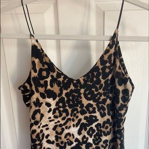 Leopard print bodysuit
